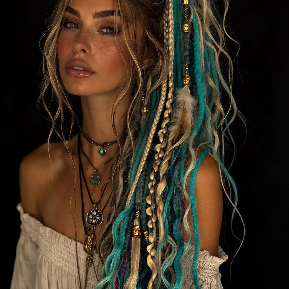 Mermaid Boho Goddess Ponytail - Picture 2 of 6